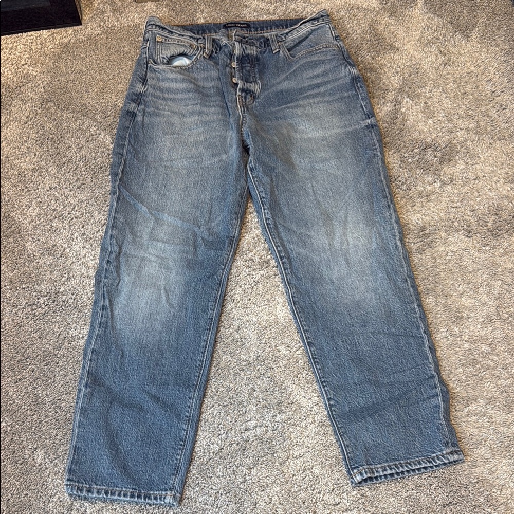 Lucky high rise mom jeans